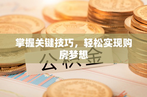 明水掌握关键技巧，轻松实现购房梦想