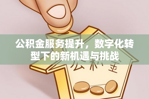 明水公积金服务提升，数字化转型下的新机遇与挑战