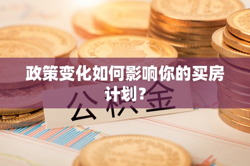 明水政策变化如何影响你的买房计划？