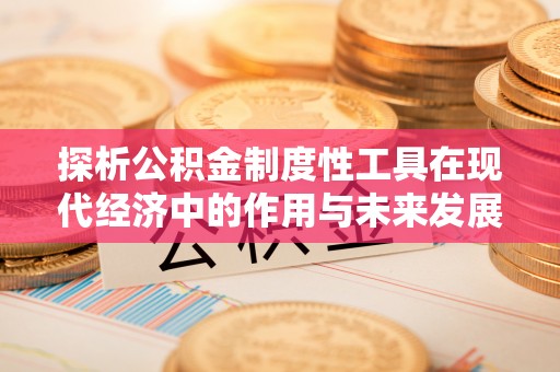 明水探析公积金制度性工具在现代经济中的作用与未来发展趋势