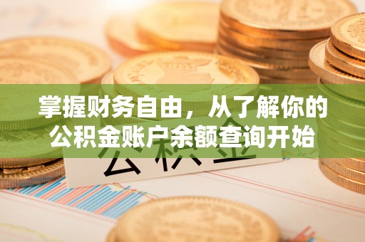 明水掌握财务自由，从了解你的公积金账户余额查询开始