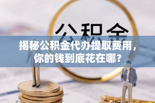 明水揭秘公积金代办提取费用，你的钱到底花在哪？