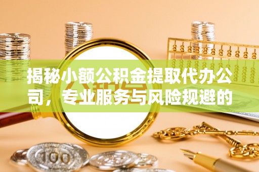 明水揭秘小额公积金提取代办公司，专业服务与风险规避的平衡艺术