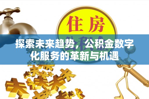 明水探索未来趋势，公积金数字化服务的革新与机遇