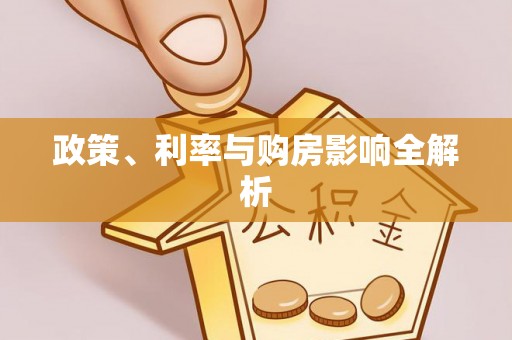 明水政策、利率与购房影响全解析