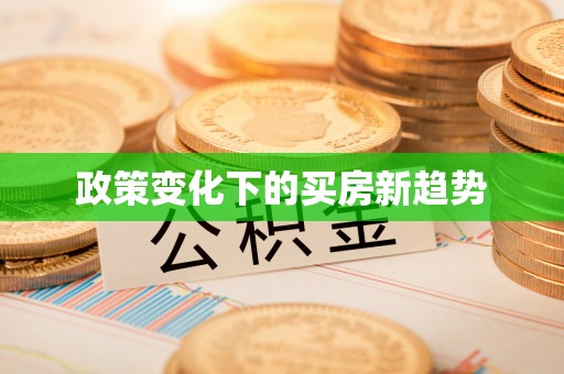 明水政策变化下的买房新趋势